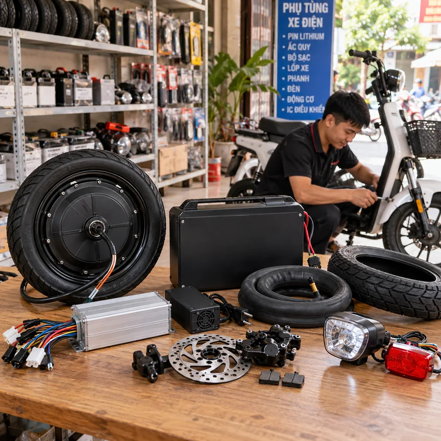 Lốp xe đạp điện 16 inch